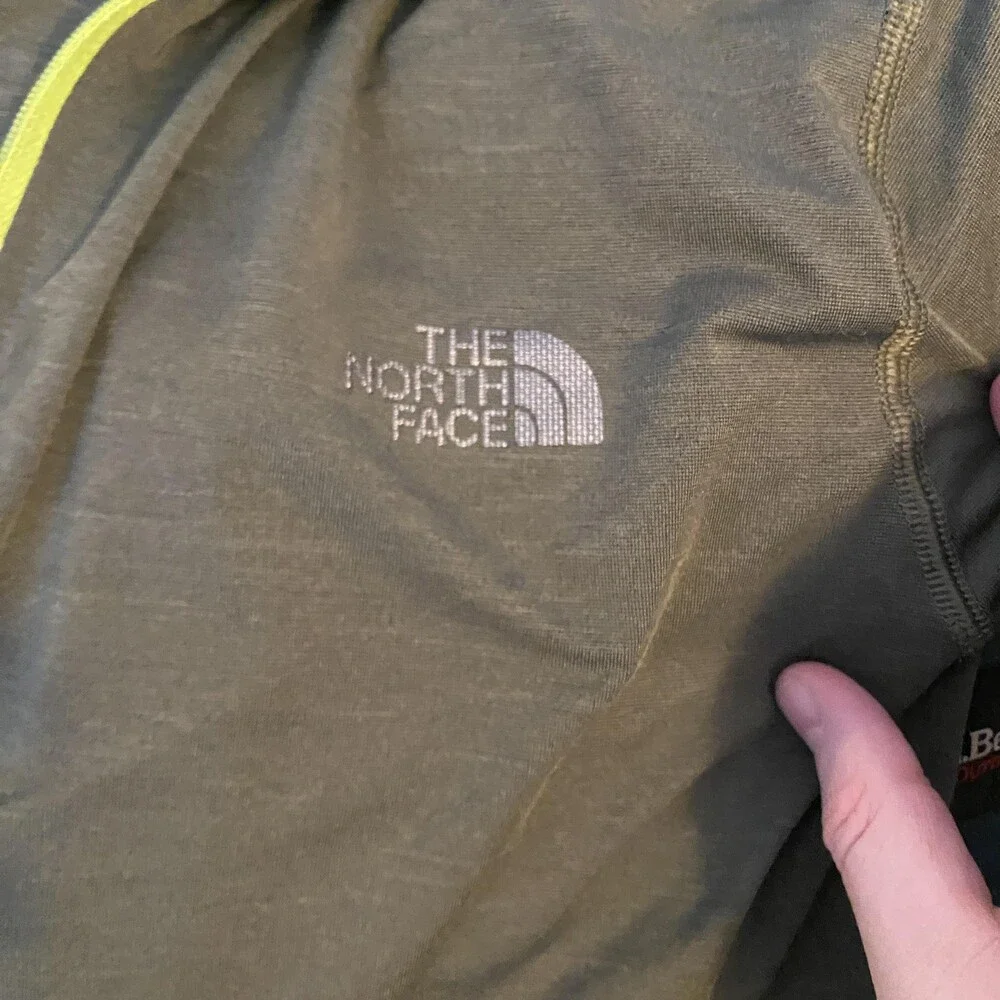 The North Face Pullover Mens Small Green FlashDry-XD Mountain Athletics 1/4 Zip